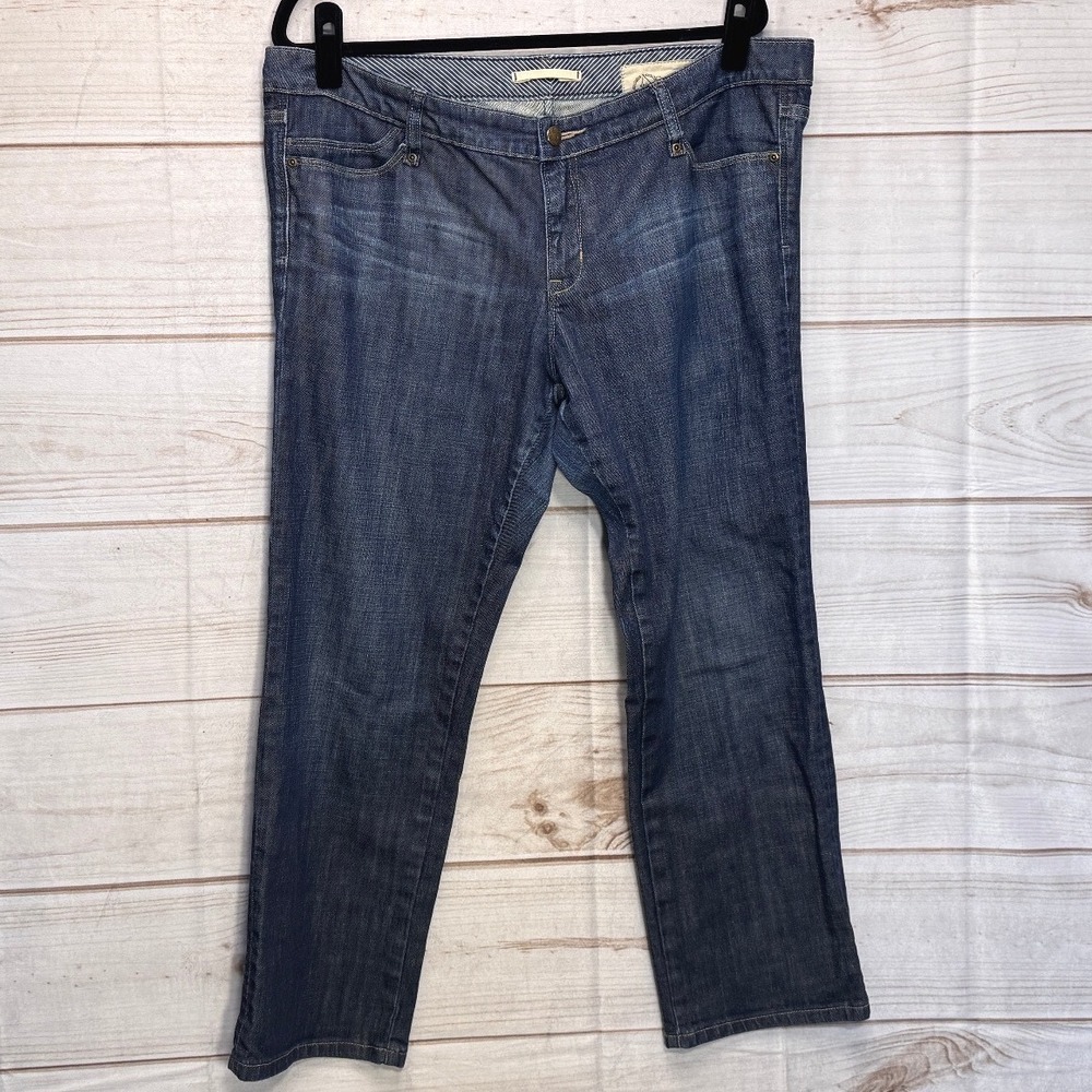 Gap 1969 Limited Edition Straight Leg Dark Wash Denim Blue Jeans Women's 16R